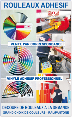 Rouleaux vinyles adhésifs / nuanciers